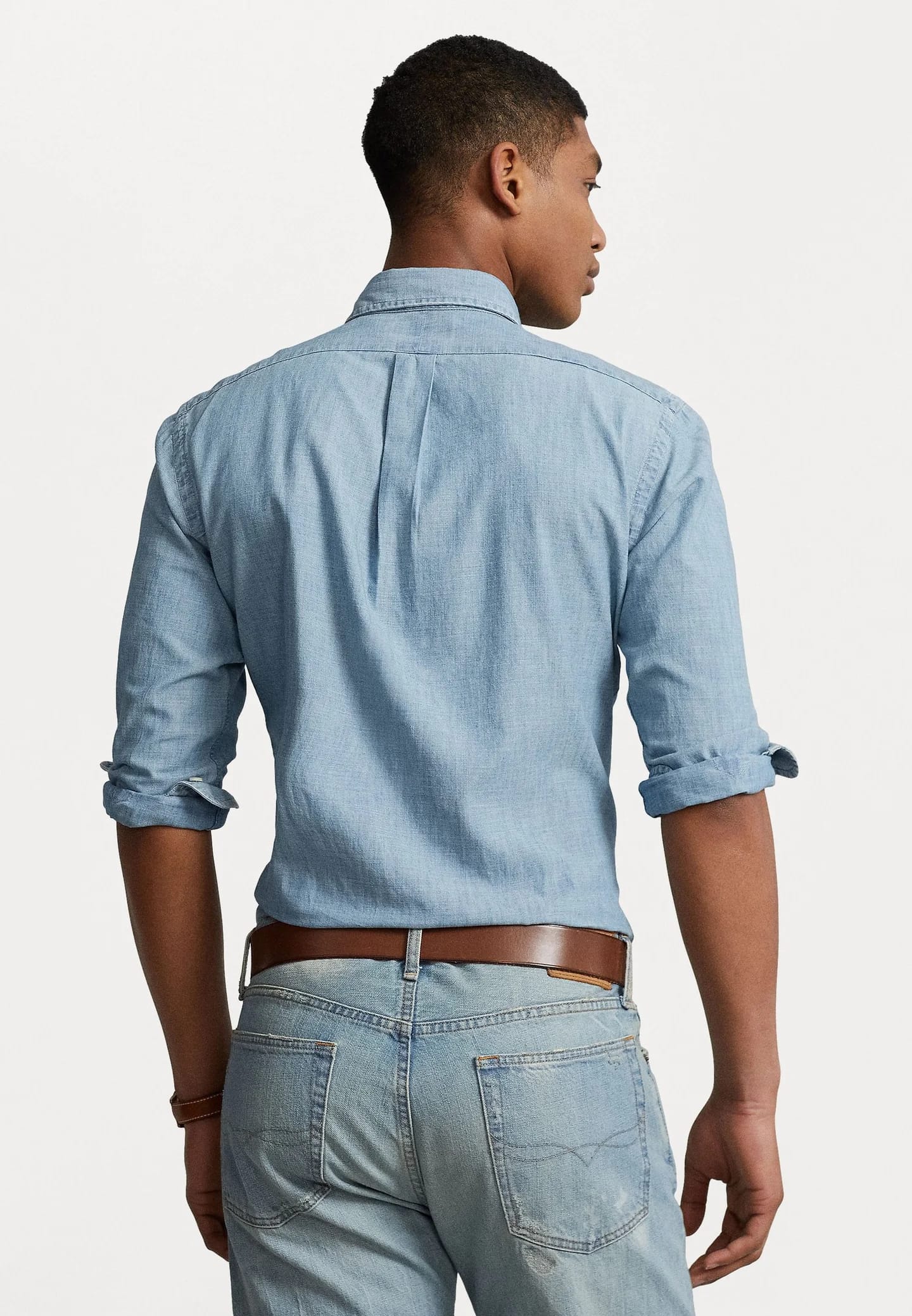 РУБАШКА CUSTOM FIT CHAMBRAY - Рубашка - фото 3