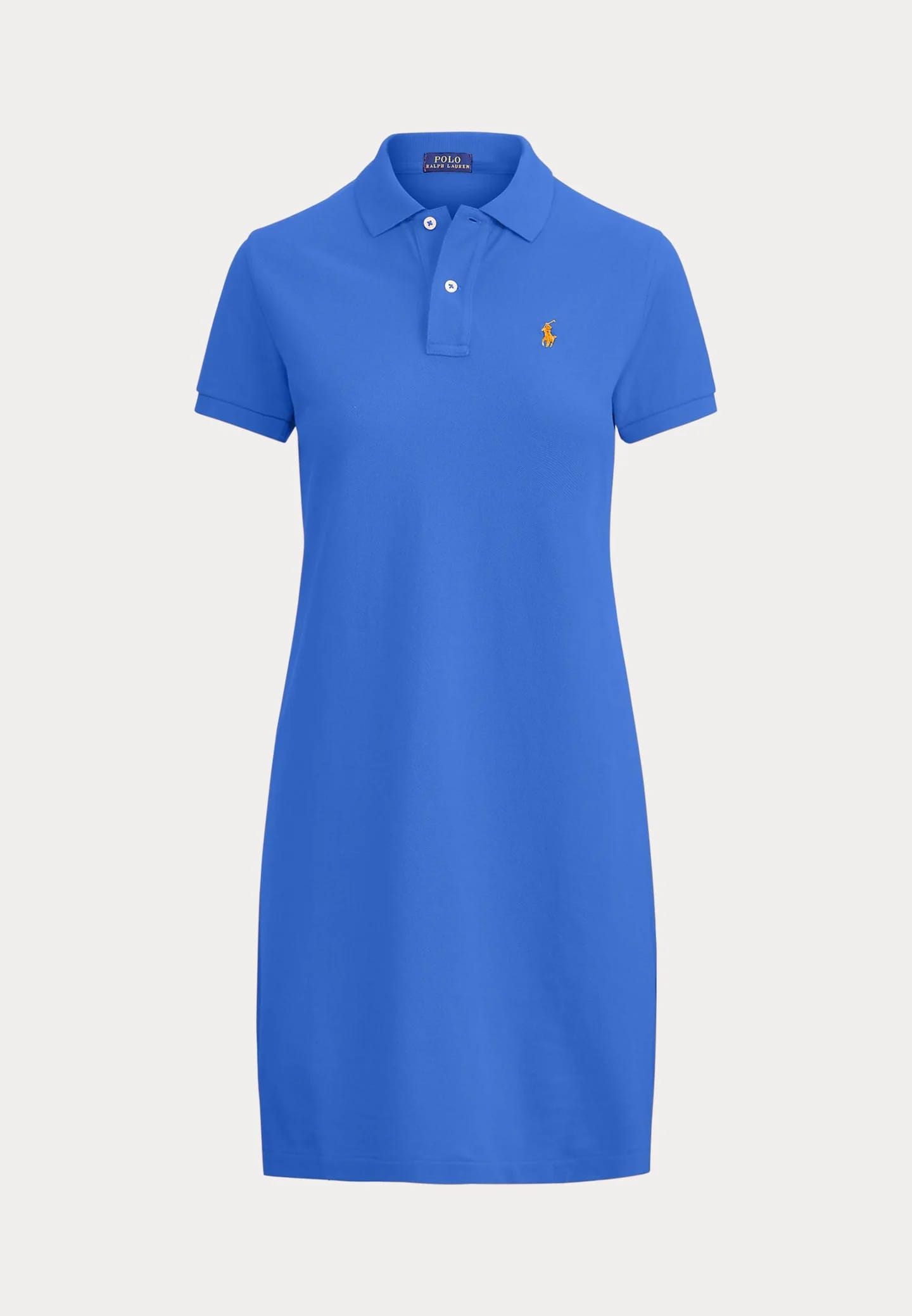 COTTON MESH POLO DRESS - Платье-толстовка - фото 4