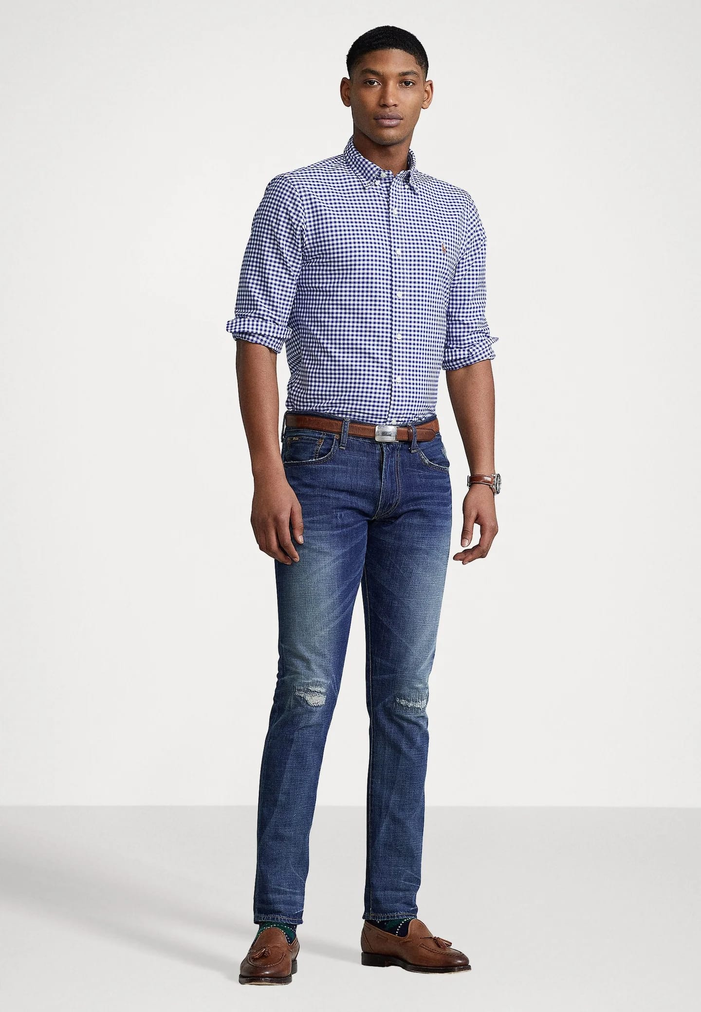 ОКСФОРДСКАЯ РУБАШКА SLIM FIT - Рубашка - фото 2