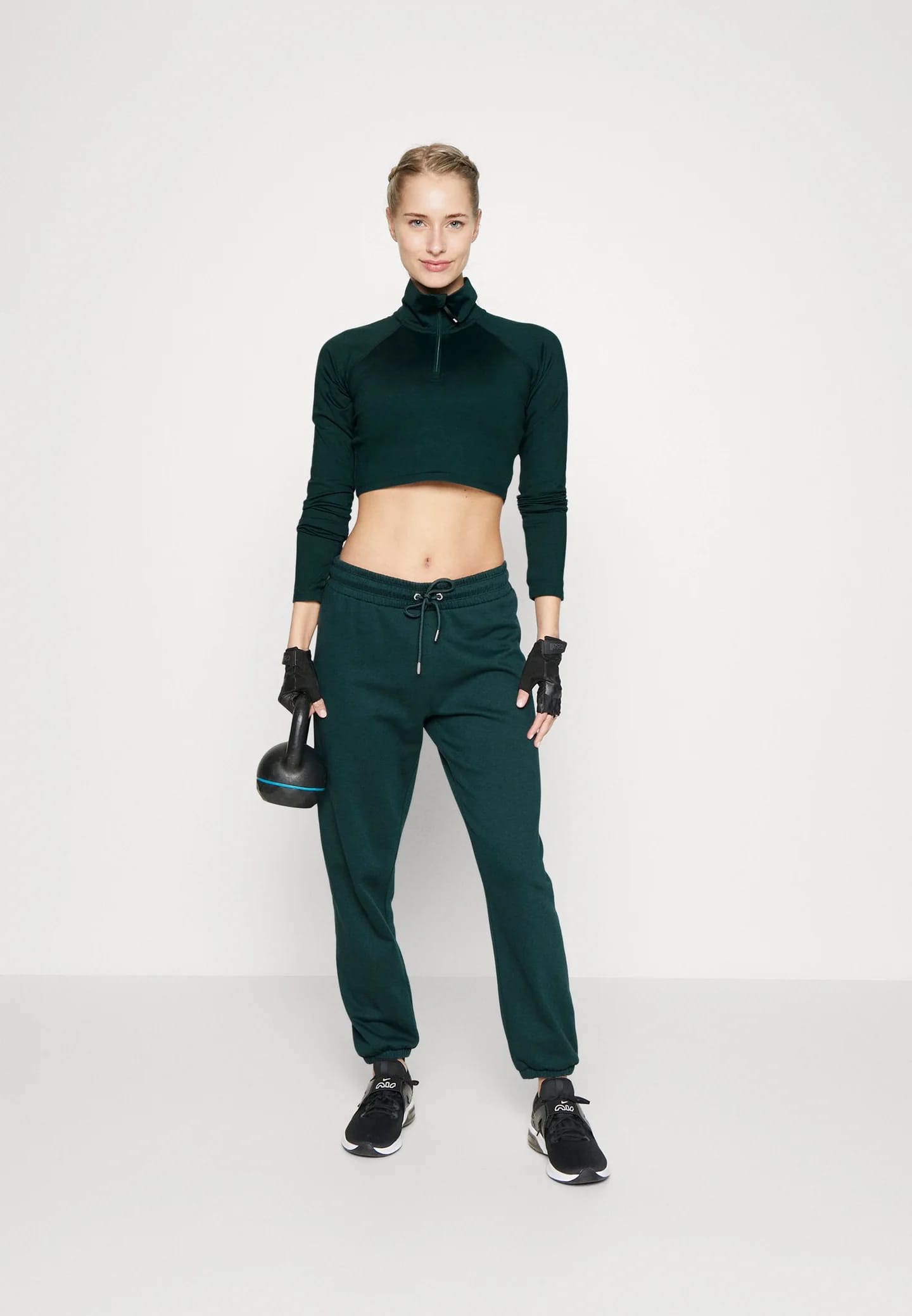BALANCE QUARTER ZIP CROPPED – Блузка с длинными рукавами - фото 2