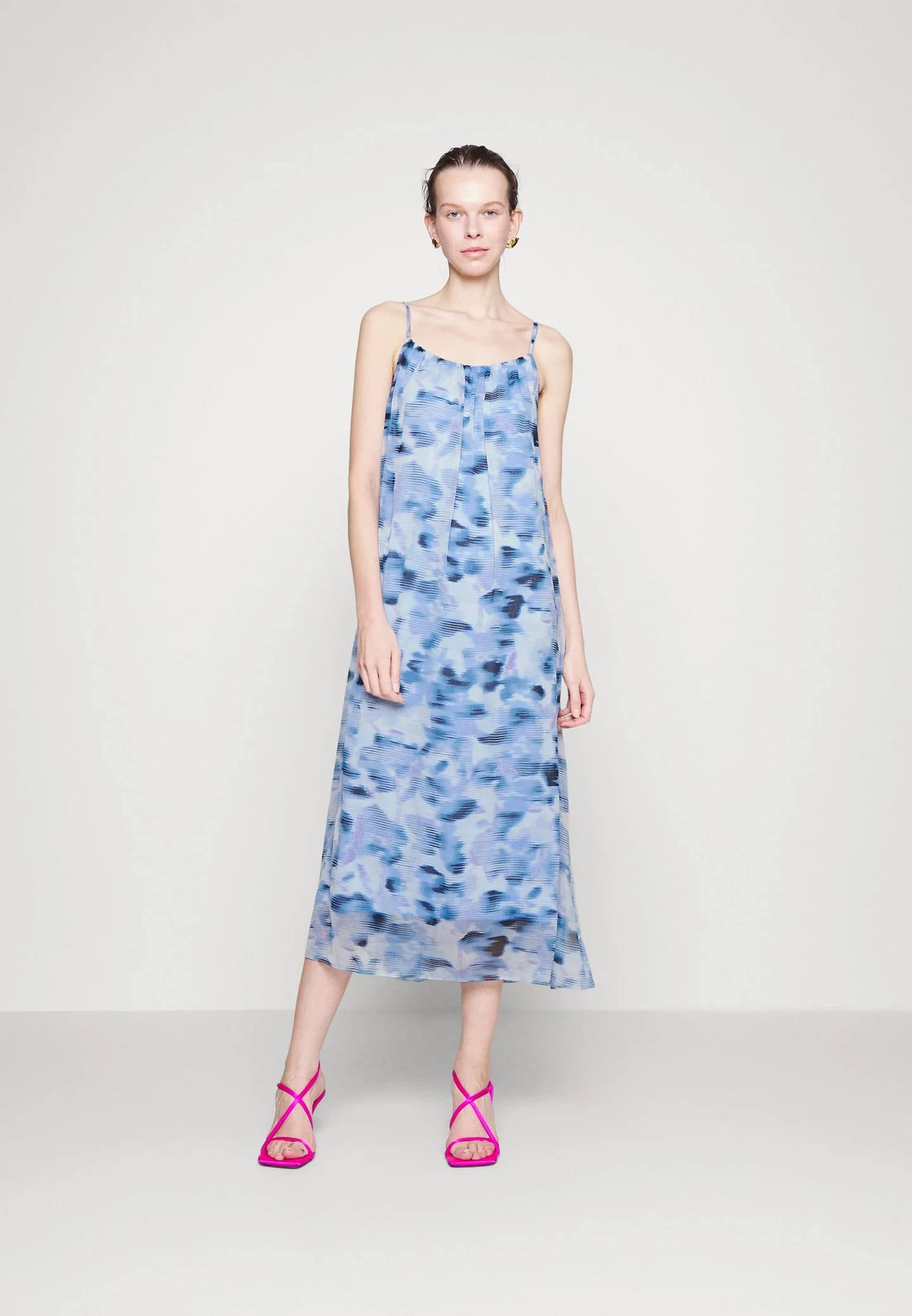 S/L PRNT CHFFN DRESS - Коктейльное платье - фото 2