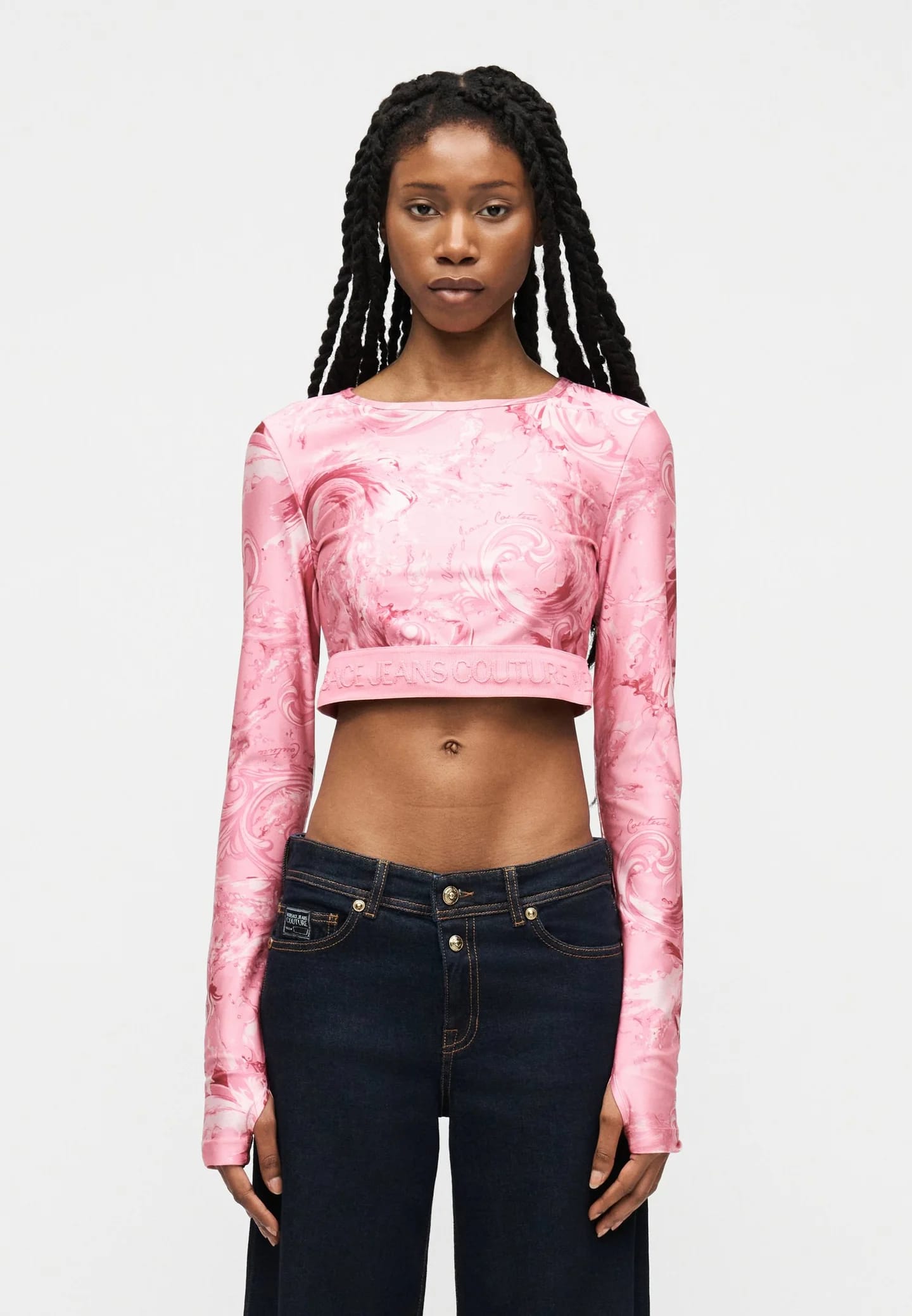 Блузка с длинными рукавами