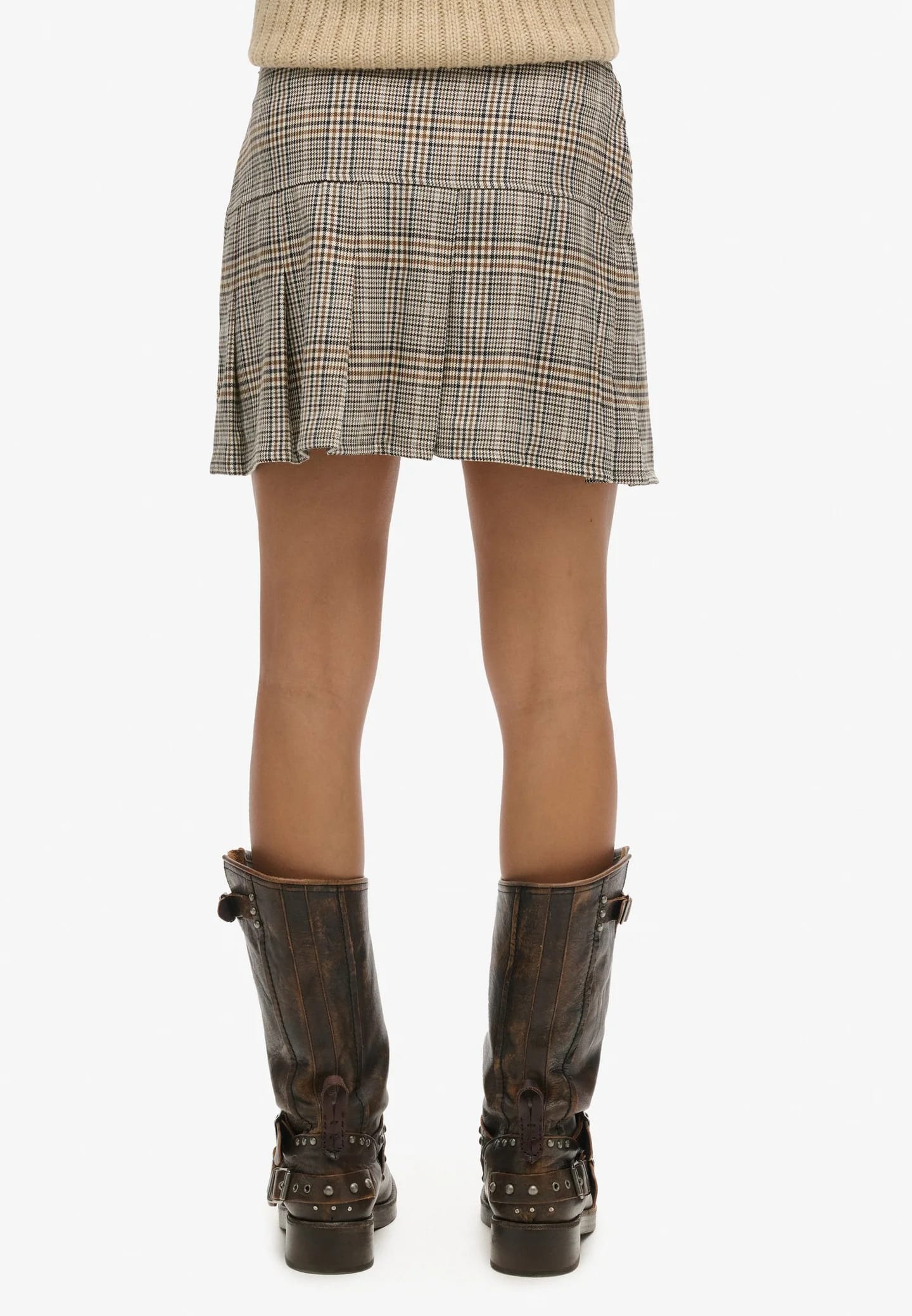 VINTAGE TWEED PLEAT - Юбка А-силуэта - фото 3