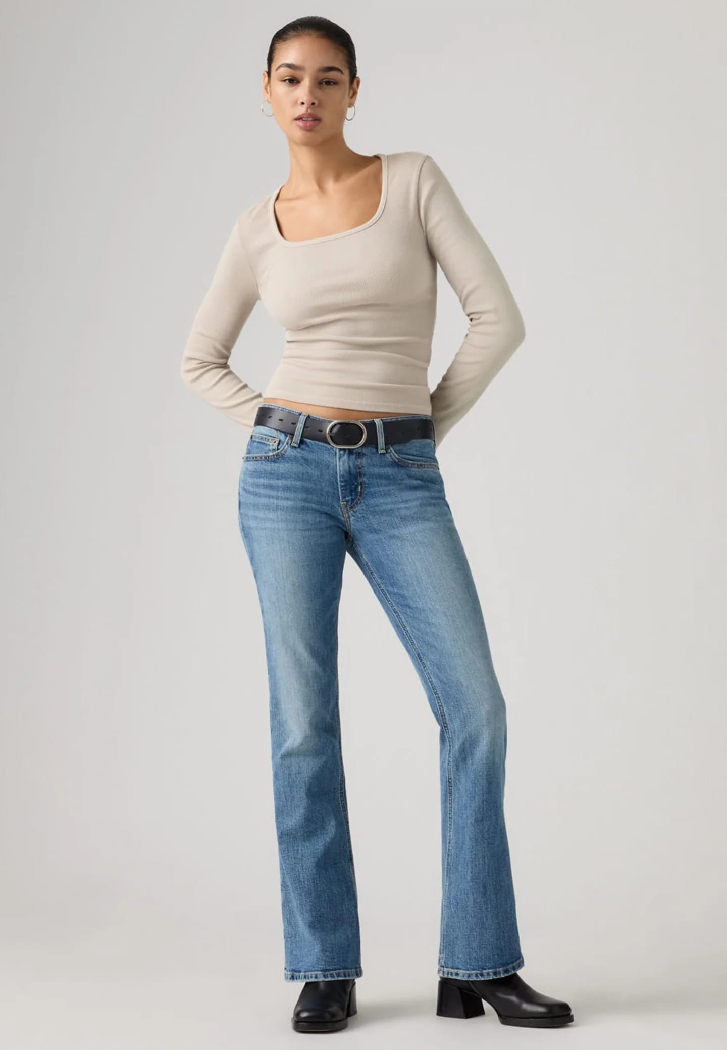 LOW SLIM BOOT - Джинсы Bootcut - фото 2