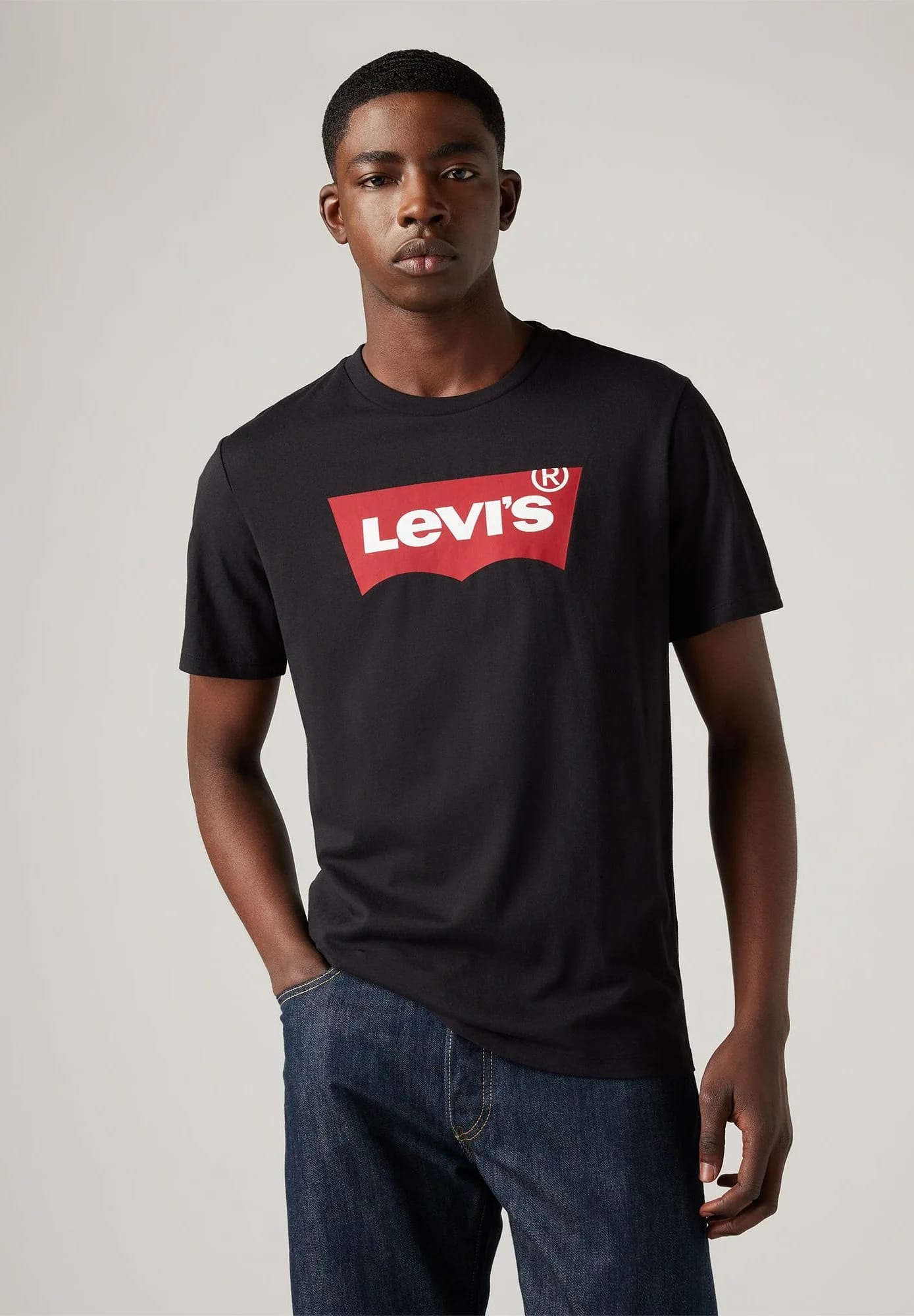 GRAPHIC SET-IN NECK TEE - Футболка с принтом