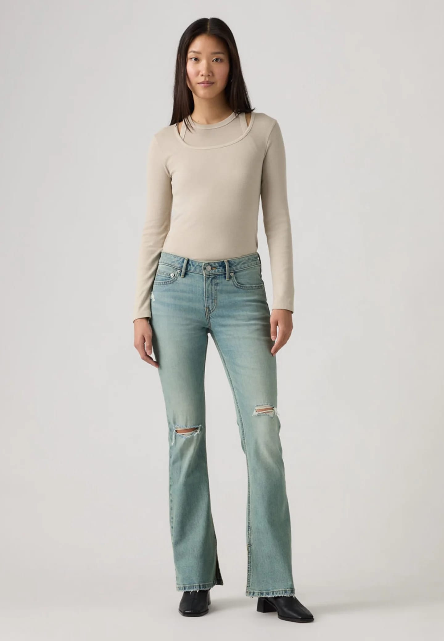 LOW SLIM BOOT - Джинсы Bootcut - фото 4