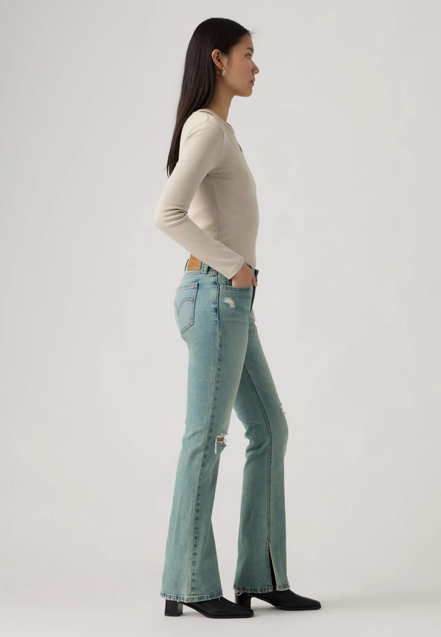 LOW SLIM BOOT - Джинсы Bootcut - фото 5