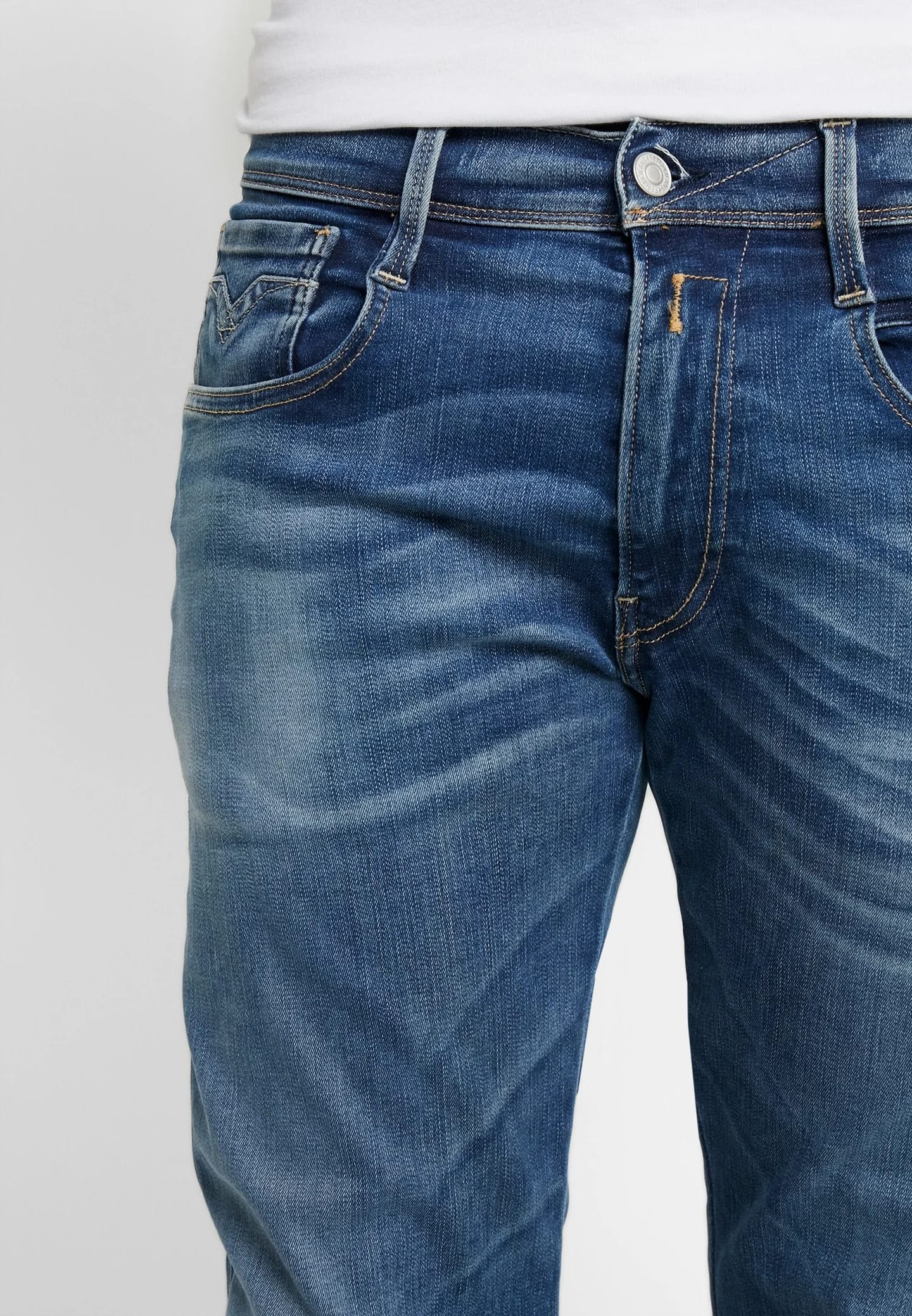 ANBASS HYPERFLEX BIO - Джинсы Slim Fit - фото 4