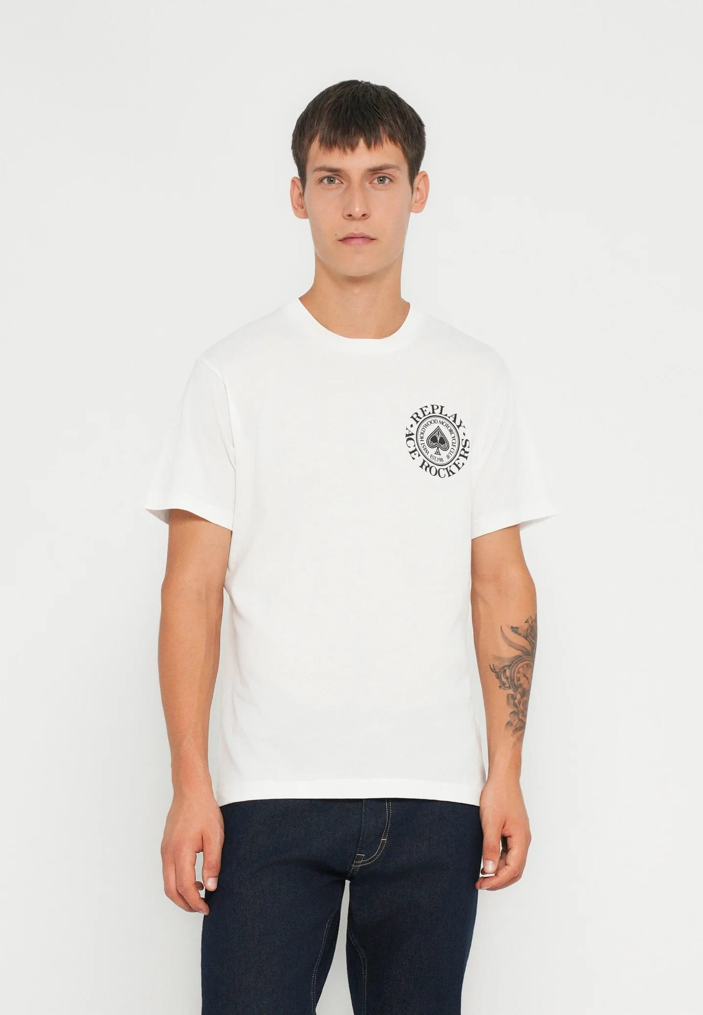 CREWNECK T-SHIRT - футболка с принтом