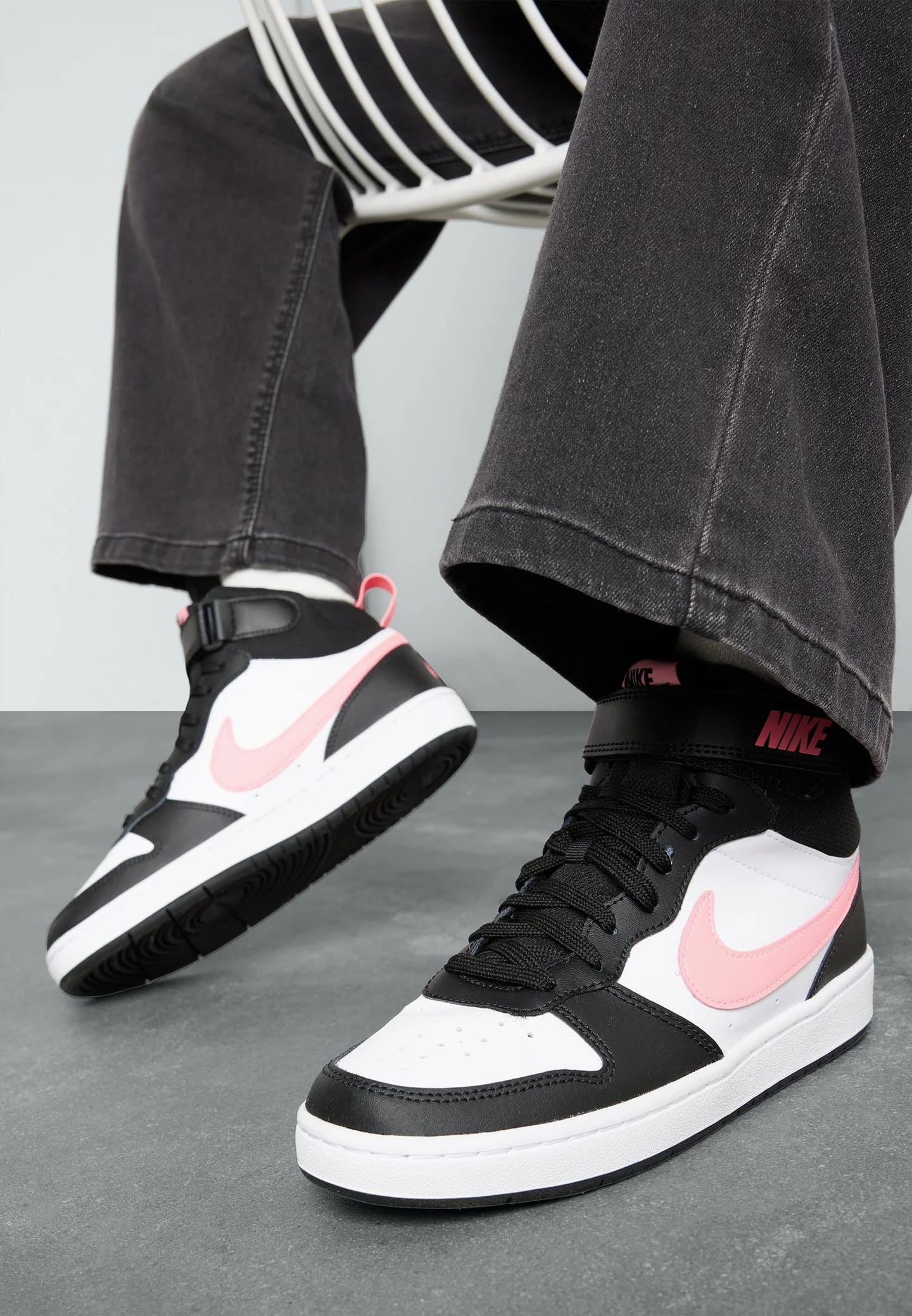 COURT BOROUGH 2 UNISEX - Высокие кроссовки