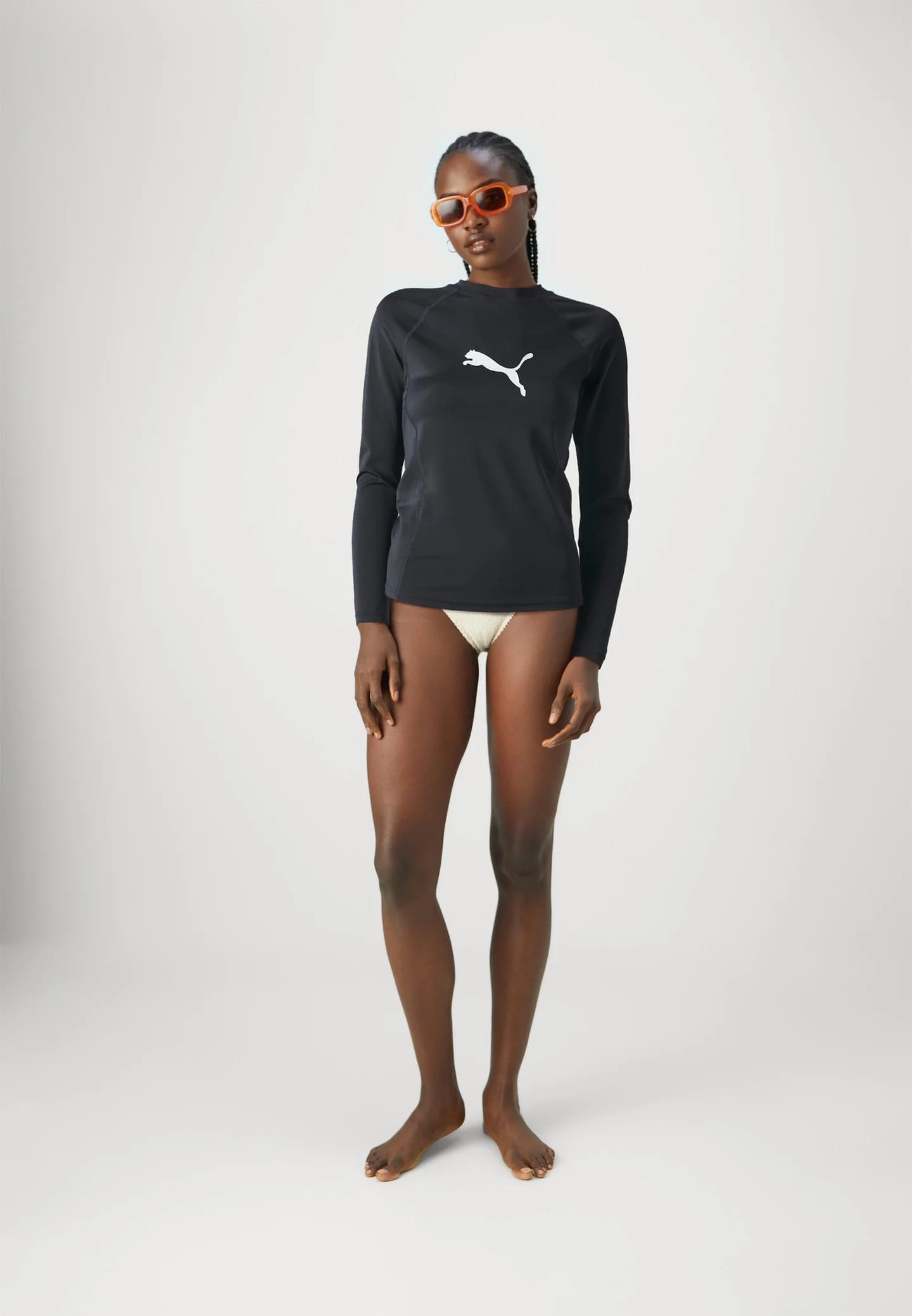 SWIM WOMEN LONG SLEEVE RASH GUARD - Верх бикини - фото 2