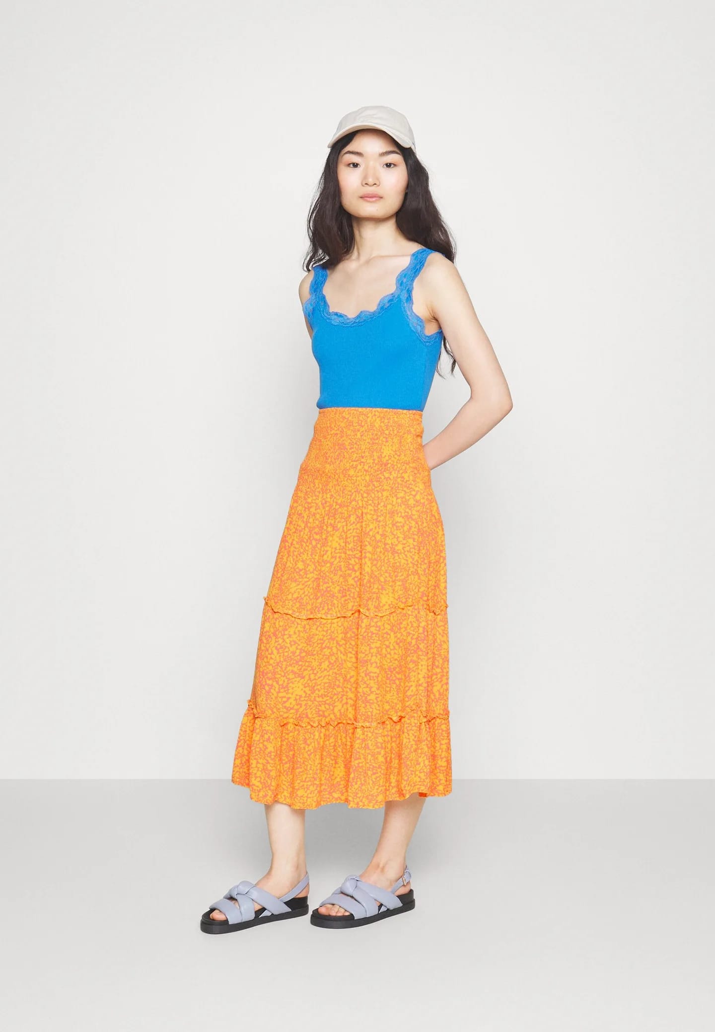 VMJENNY SMOCK CALF SKIRT - Юбка-трапеция - фото 2