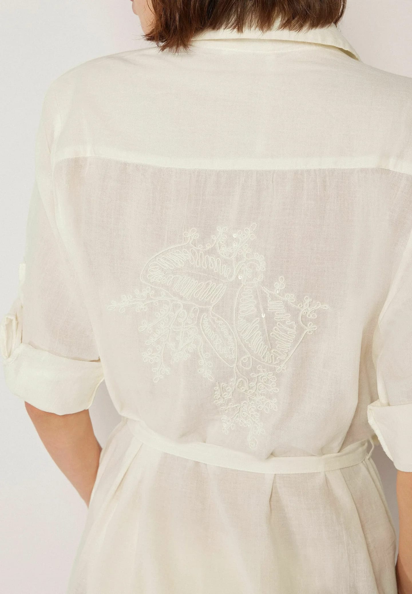 Платье-рубашка - фото 4