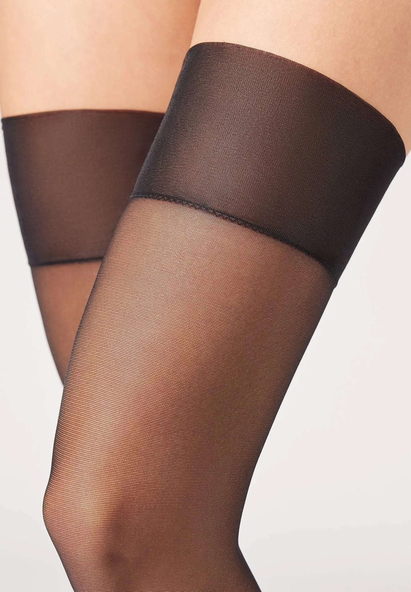 20 DEN SHEER, GARTER BELT EFFECT - Носки выше колена - фото 3