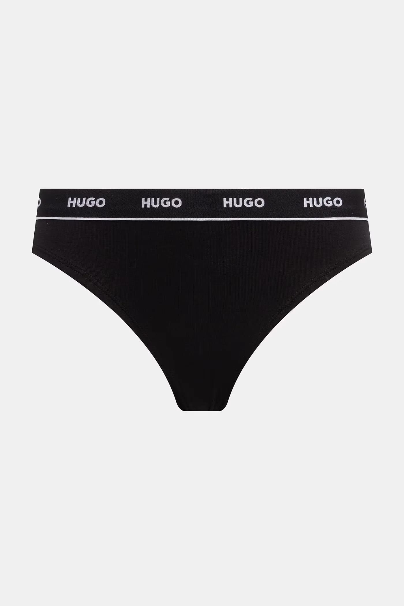 Женские стринги из хлопка с эластаном TRIPLET THONG DESIGN, 3 шт. - фото 2