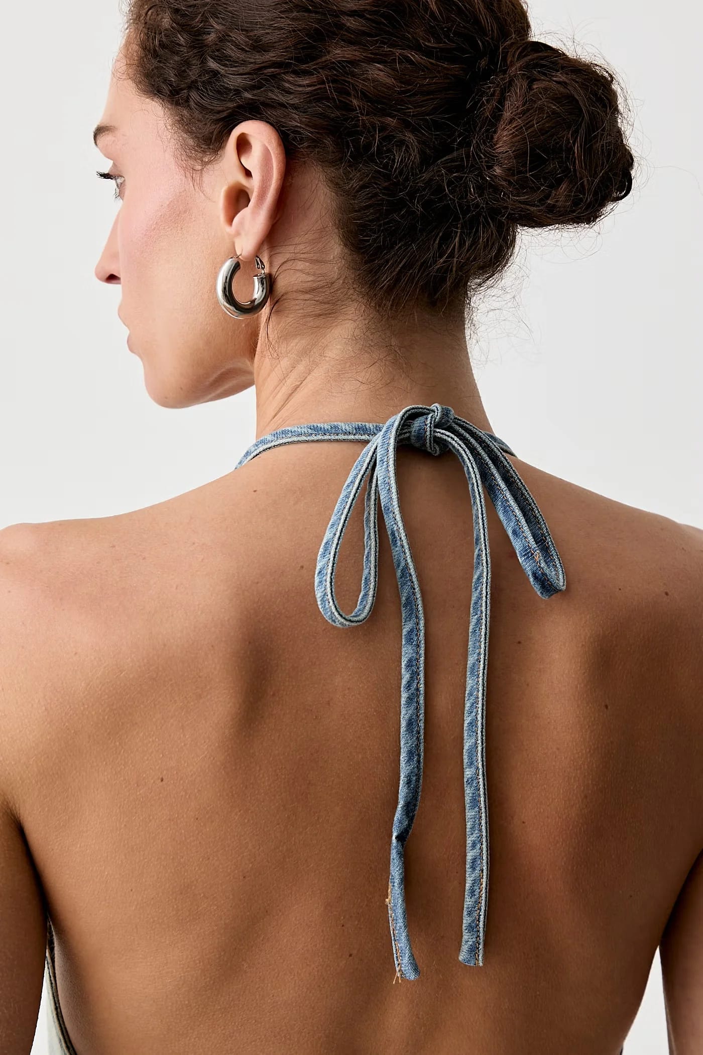 Женский джинсовый топ ROAD WORN HALTER x PRIDE - фото 5