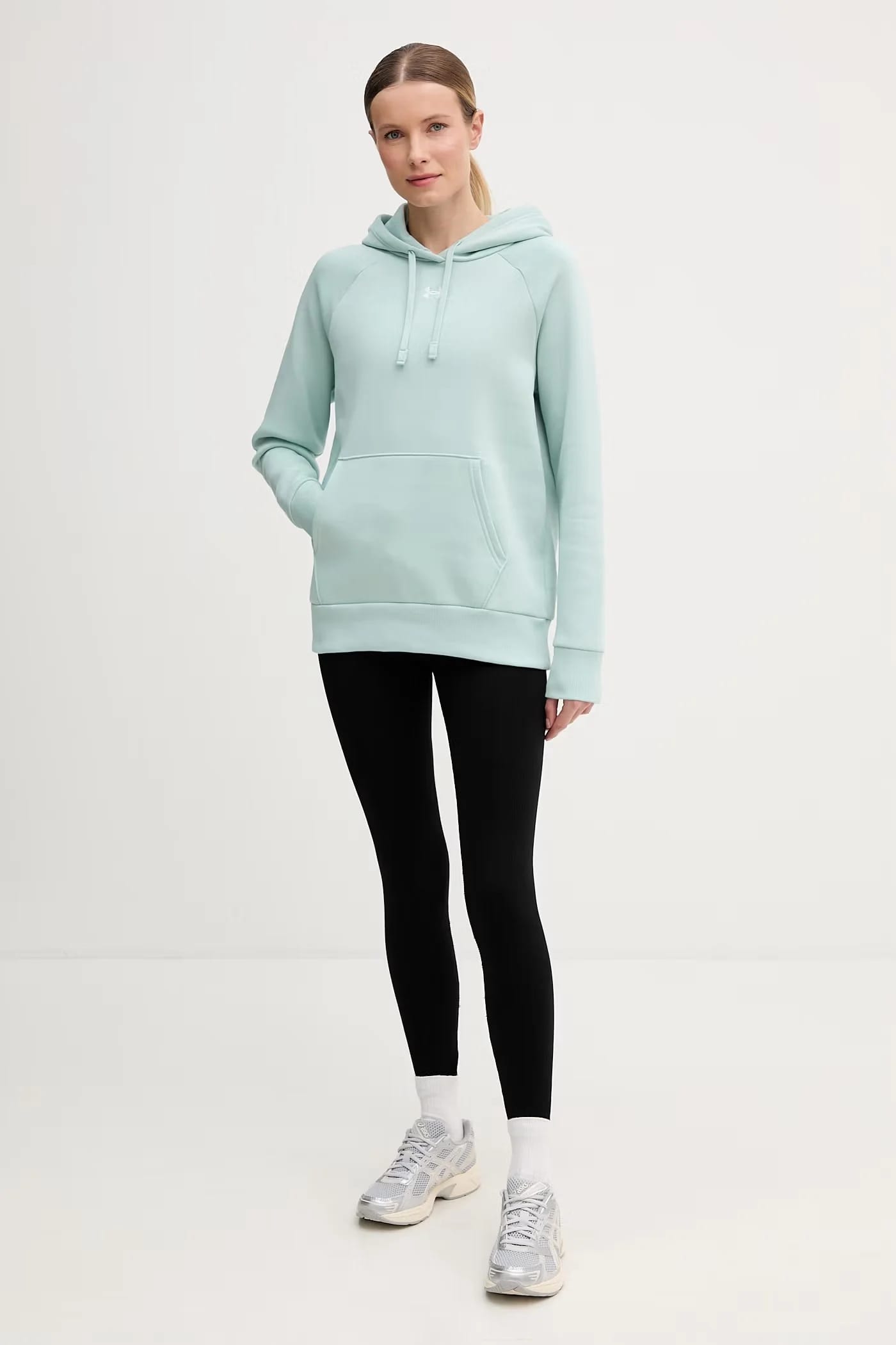 Женская хлопковая худи UA Rival Fleece - фото 2