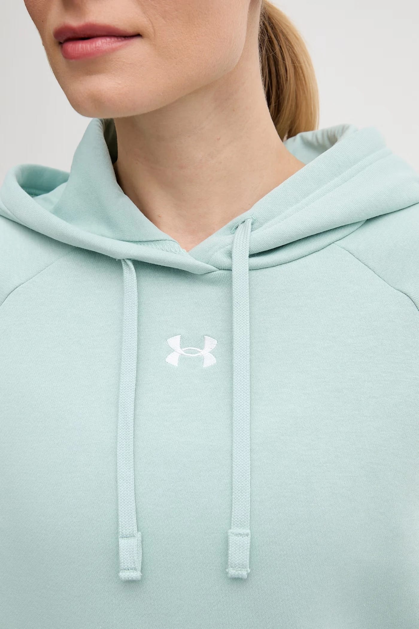 Женская хлопковая худи UA Rival Fleece - фото 5