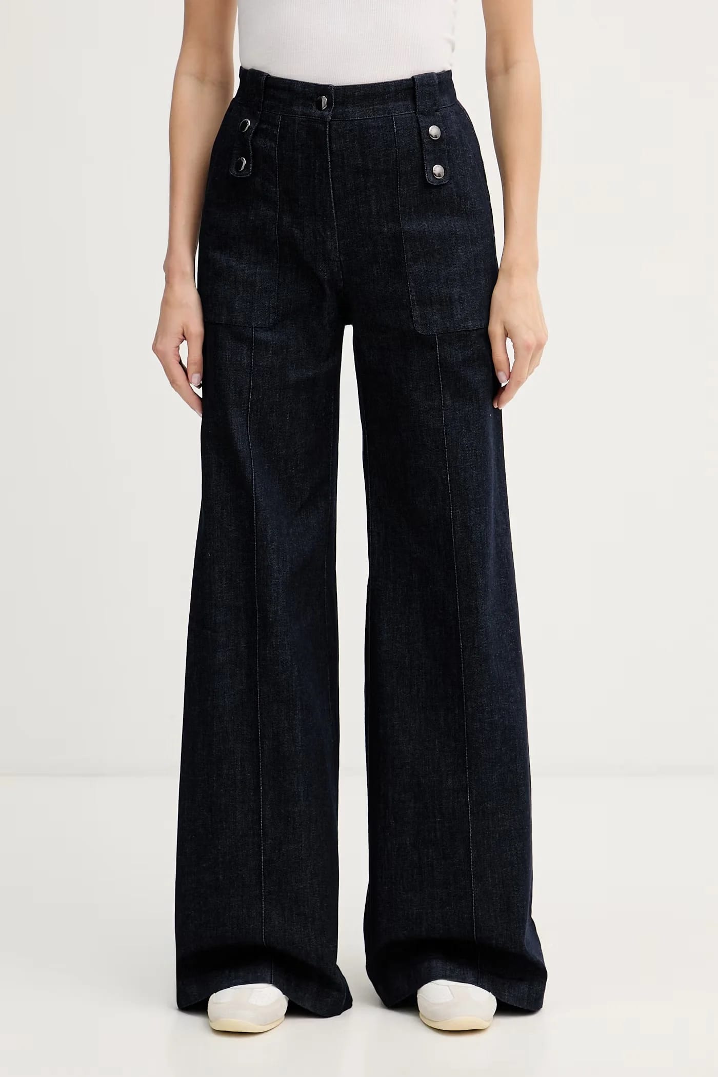 NOELA DENIM женские широкие джинсы