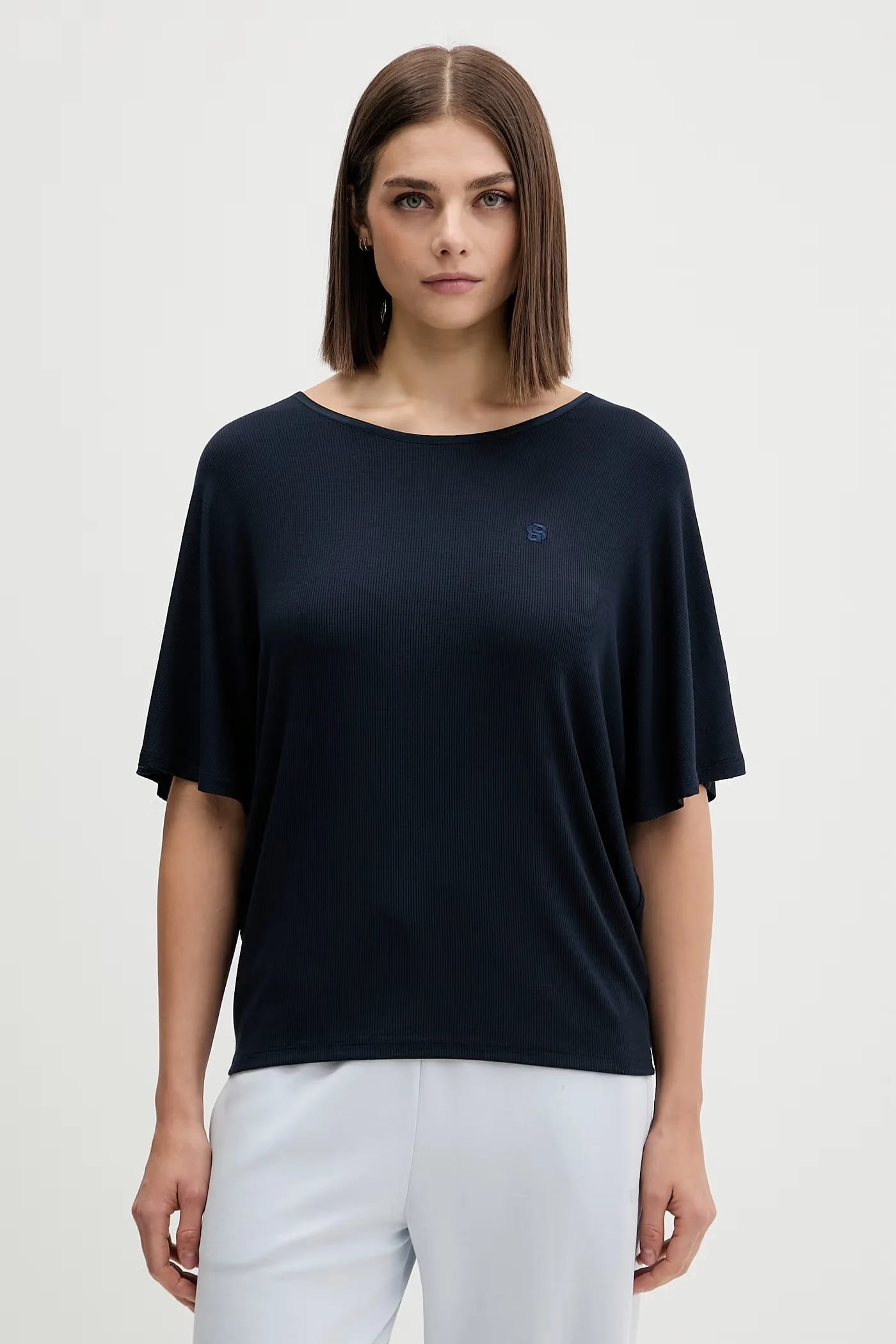 Женская пижамная футболка с модалом SHINY RIB_Top