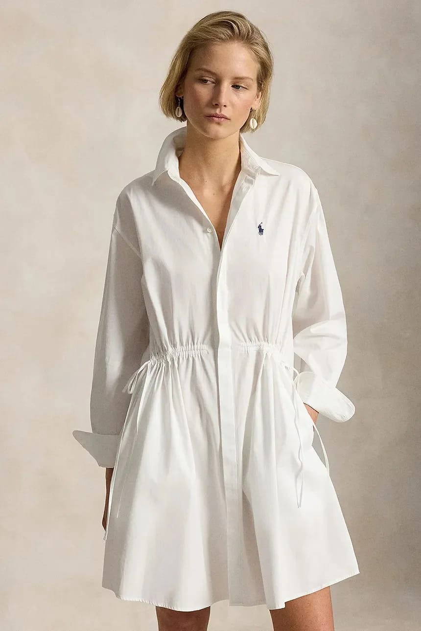 Хлопковое платье-рубашка MW CTN PW-WVN-DRESSES - фото 3