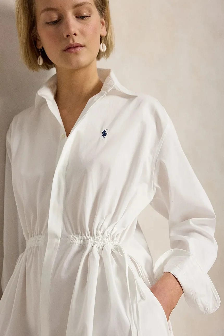 Хлопковое платье-рубашка MW CTN PW-WVN-DRESSES - фото 4