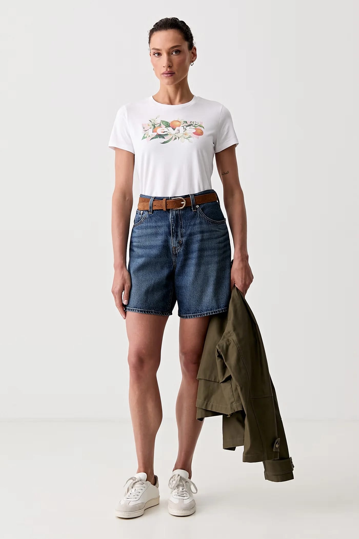 HIGH BAGGY SHORT ACHIEVE EVERYTHING женские джинсовые шорты - фото 2