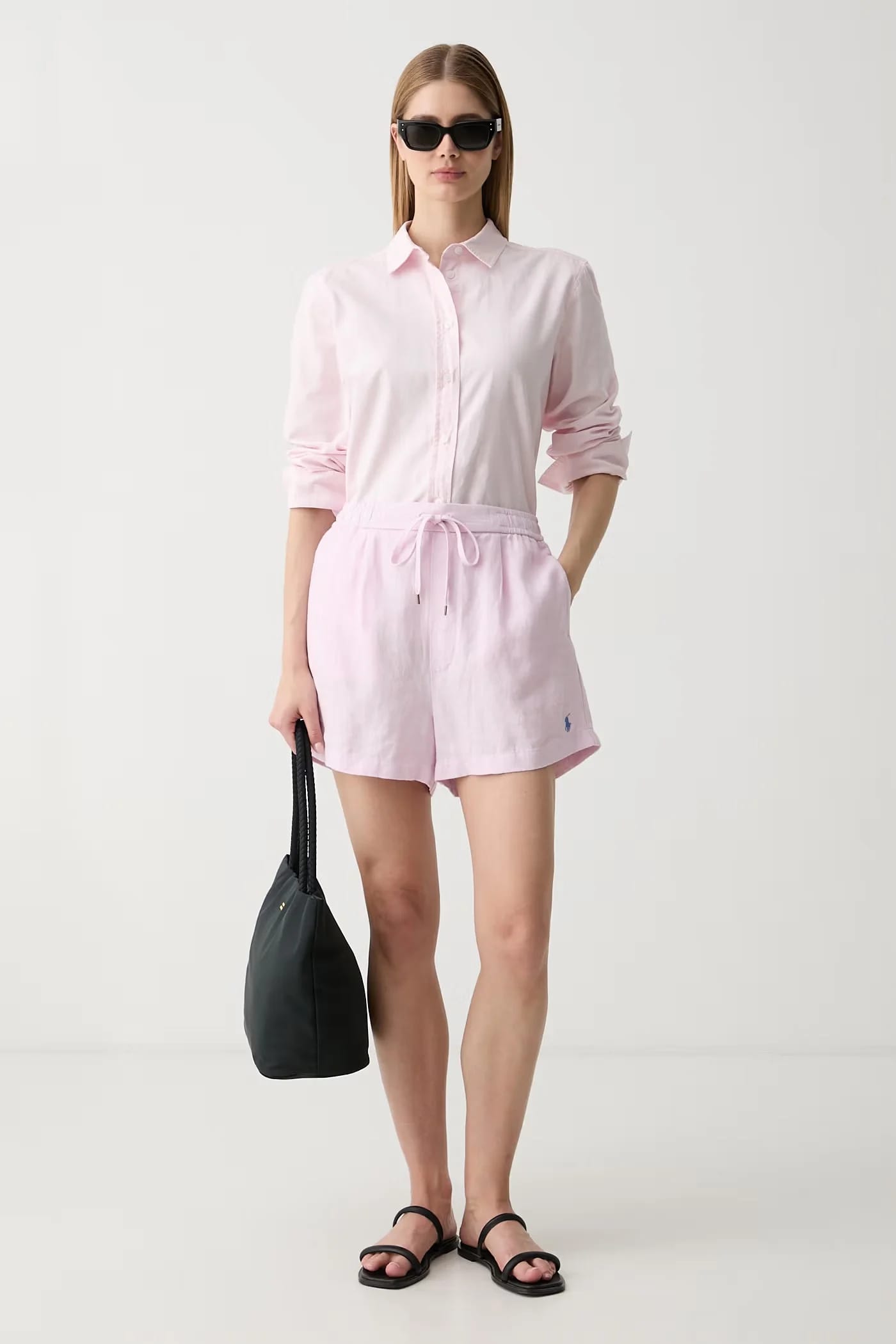 Шорты женские льняные LINEN-WVN-SHORTS - фото 2