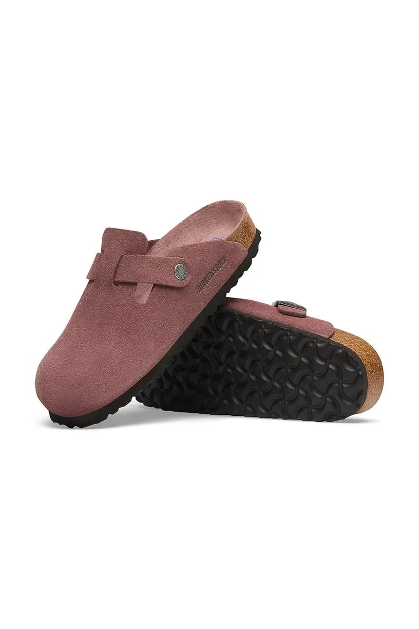 Мюли Boston Soft Footbed из замши и кожи с закрытым носком - фото 4
