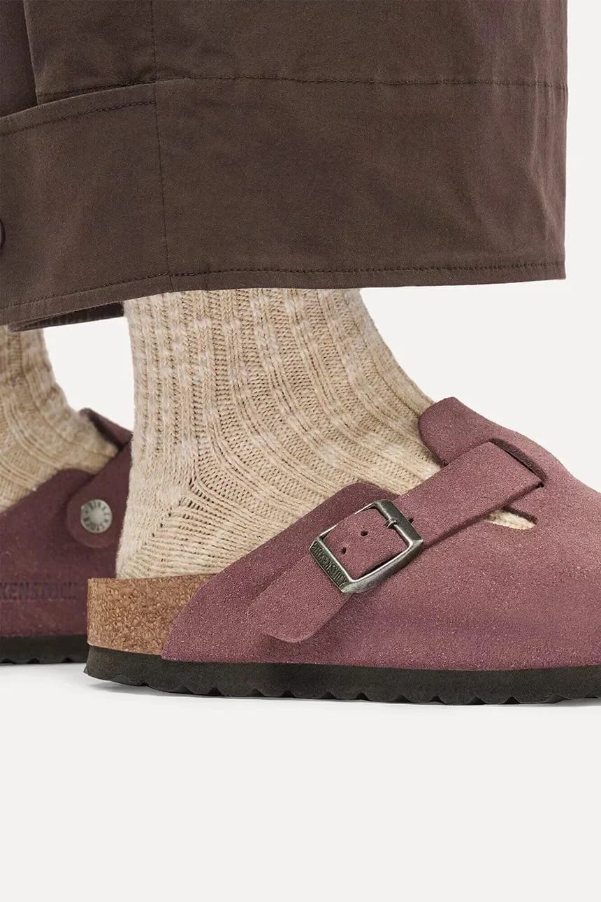 Мюли Boston Soft Footbed из замши и кожи с закрытым носком - фото 6