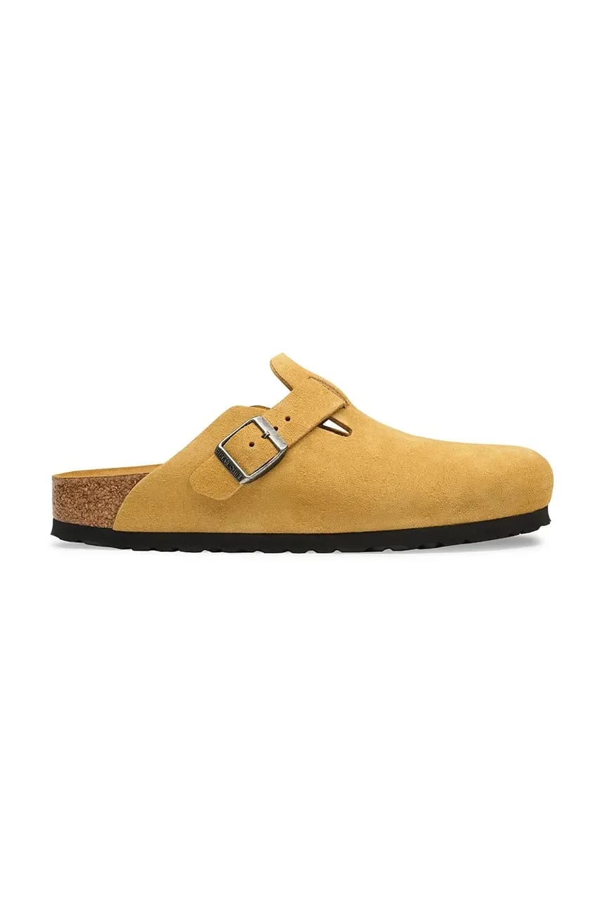 Мюли Boston Soft Footbed из замши и кожи с закрытым носком