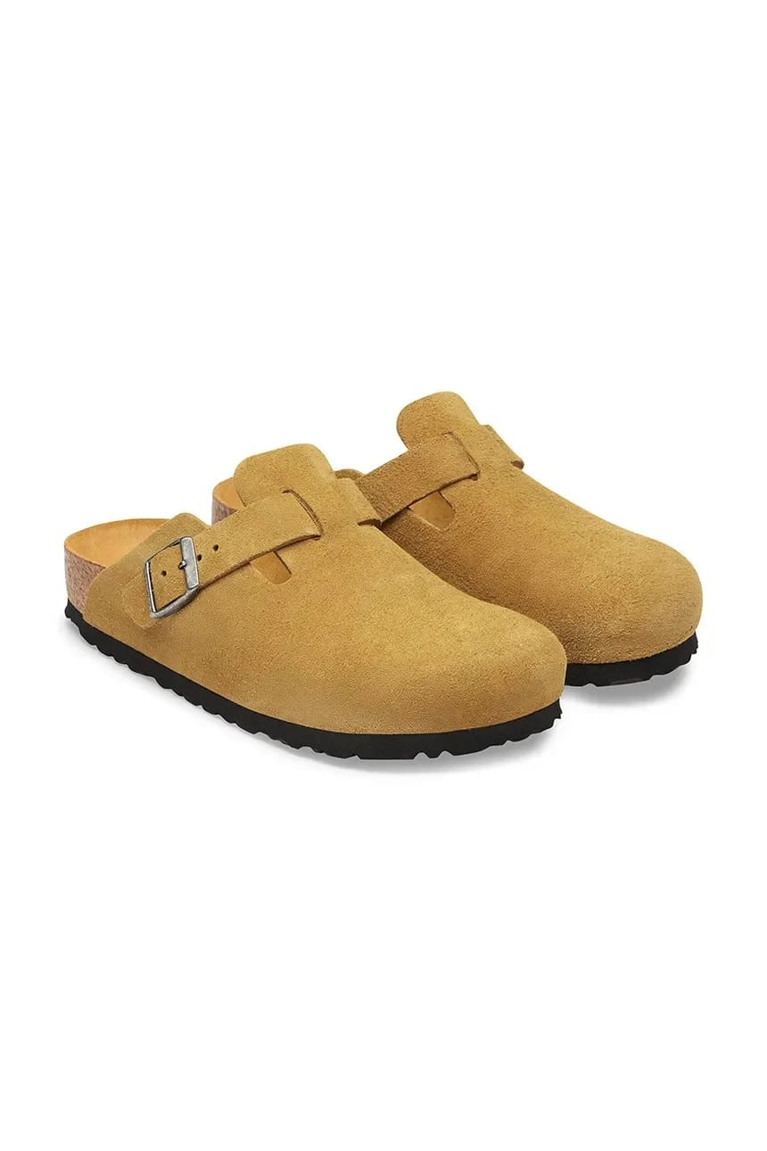 Мюли Boston Soft Footbed из замши и кожи с закрытым носком - фото 3