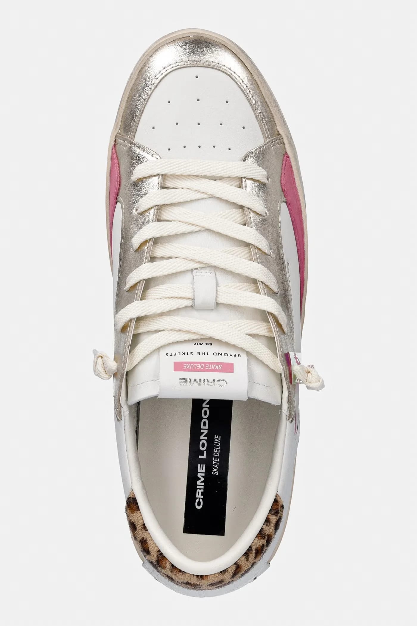 SK8 DELUXE WEDGE женские кожаные кроссовки - фото 4
