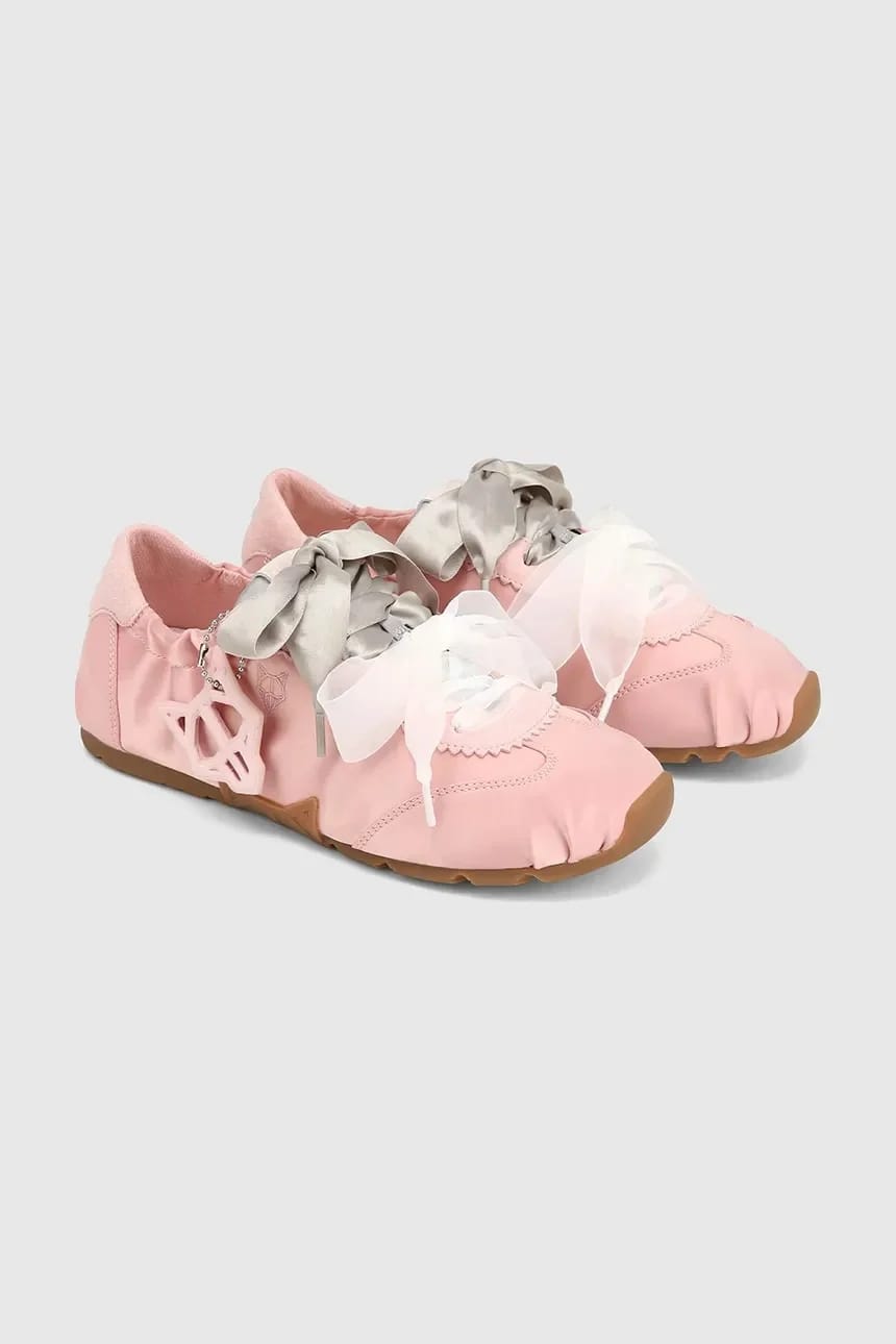 Женские кроссовки Adorable Pink Satin - фото 2
