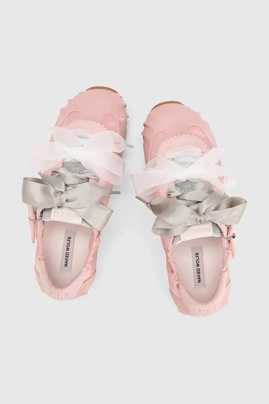 Женские кроссовки Adorable Pink Satin - фото 4