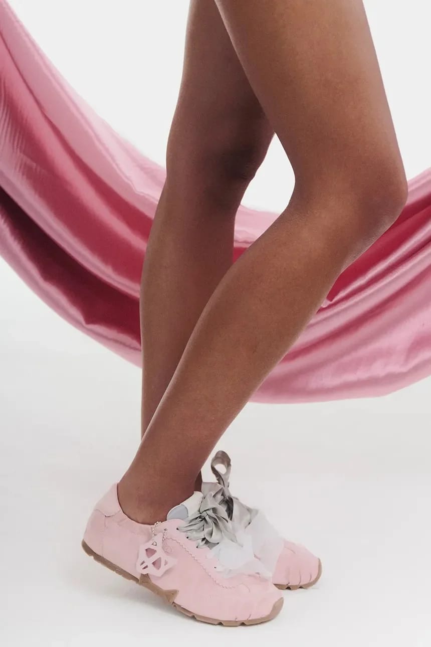 Женские кроссовки Adorable Pink Satin - фото 5