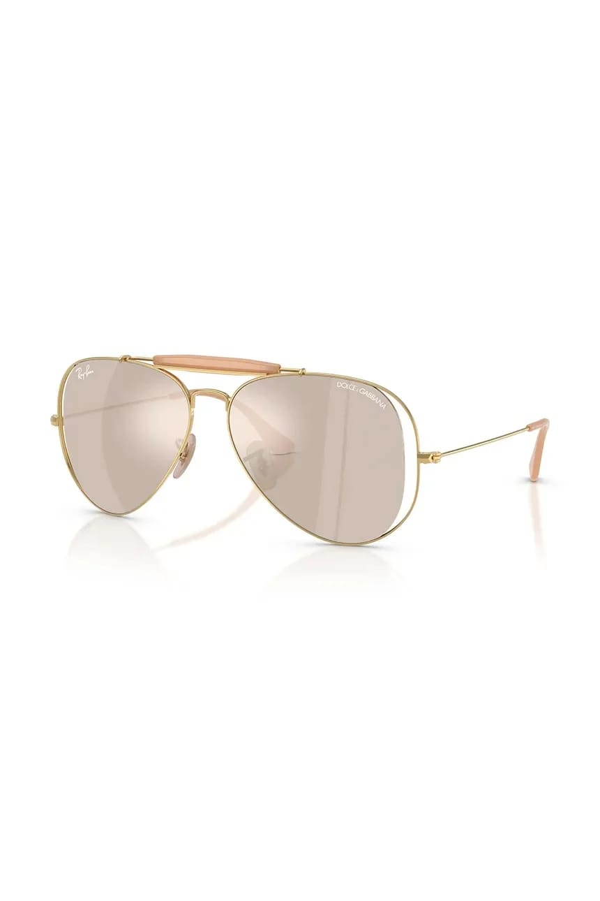 Женские солнцезащитные очки-авиаторы Ray-Ban X DOLCE&GABBANA - фото 2