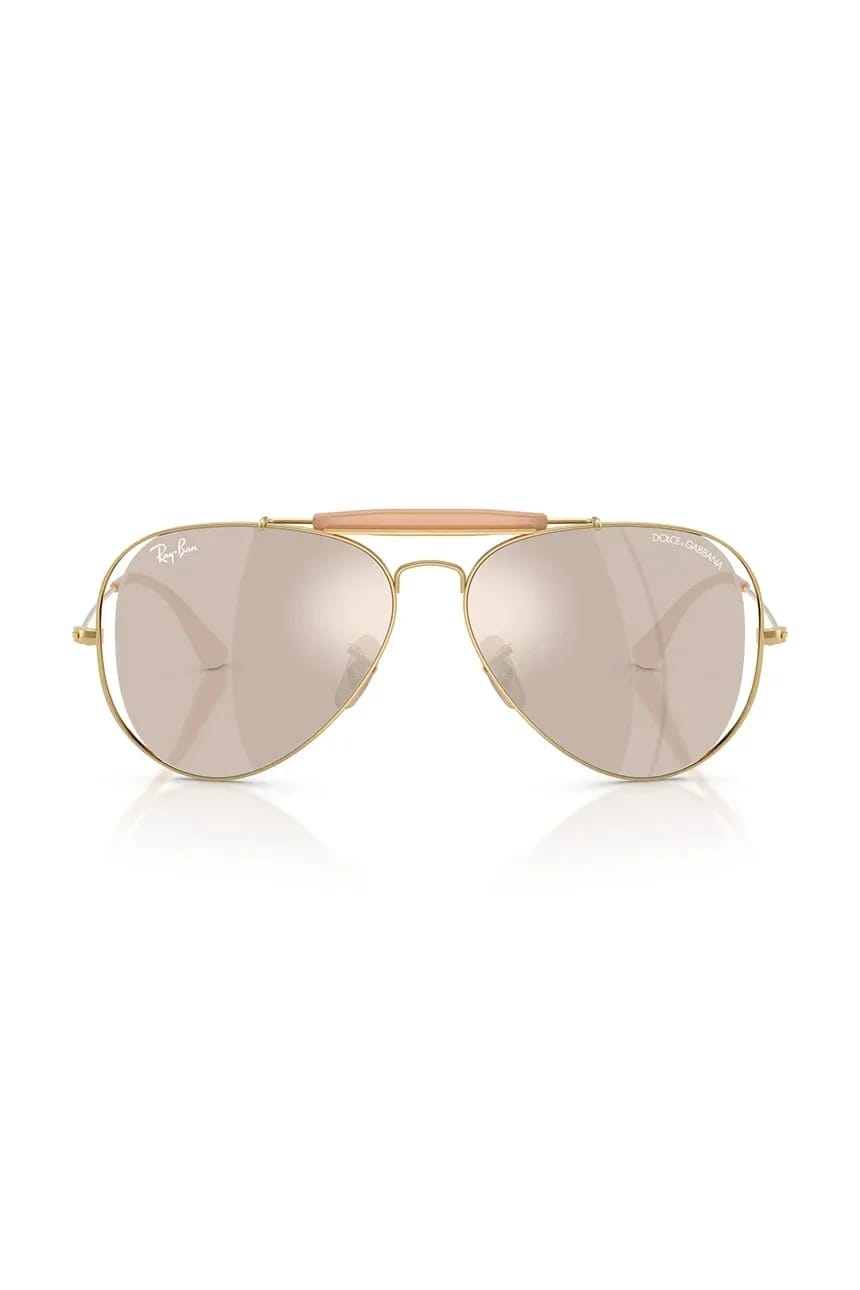 Женские солнцезащитные очки-авиаторы Ray-Ban X DOLCE&GABBANA - фото 3