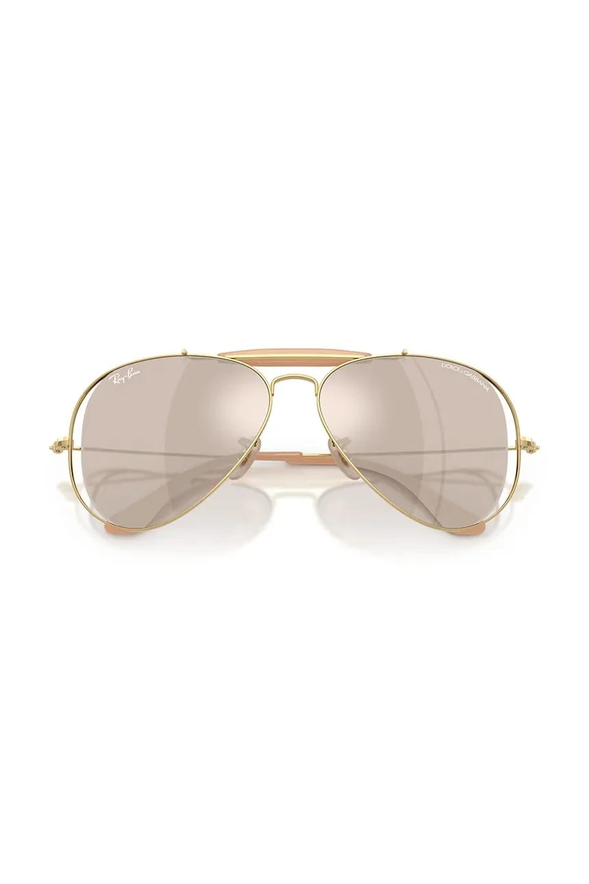 Женские солнцезащитные очки-авиаторы Ray-Ban X DOLCE&GABBANA - фото 6