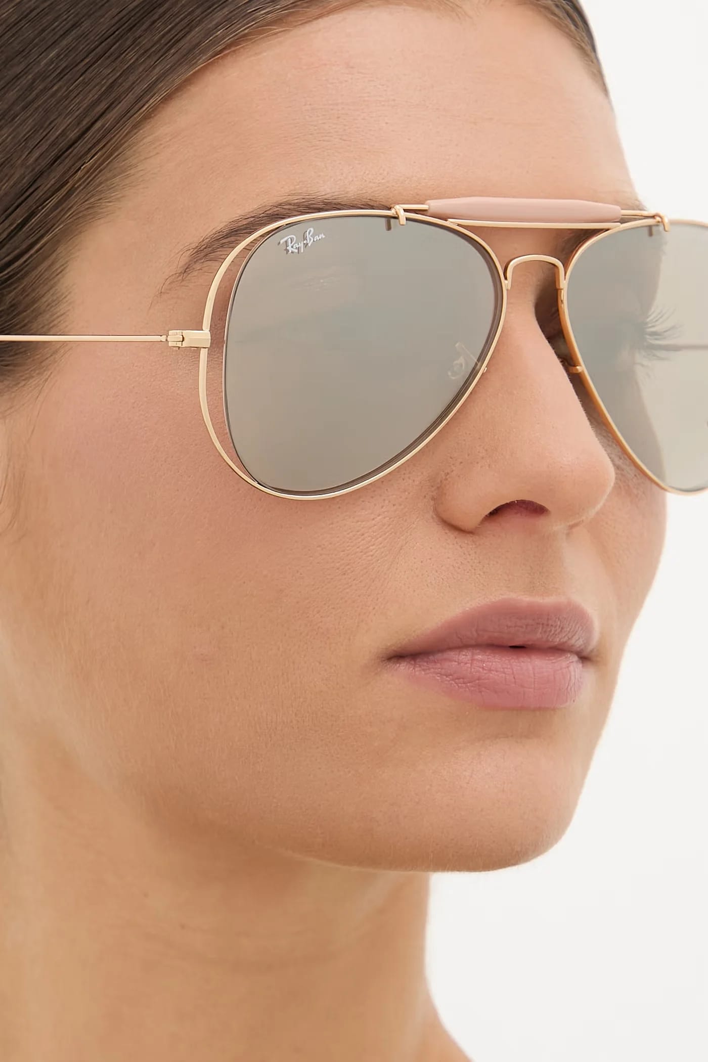 Женские солнцезащитные очки-авиаторы Ray-Ban X DOLCE&GABBANA - фото 8