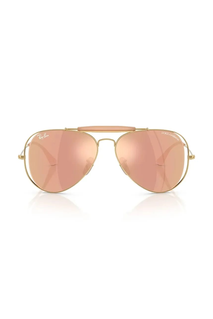 Женские солнцезащитные очки-авиаторы Ray-Ban X DOLCE&GABBANA - фото 3