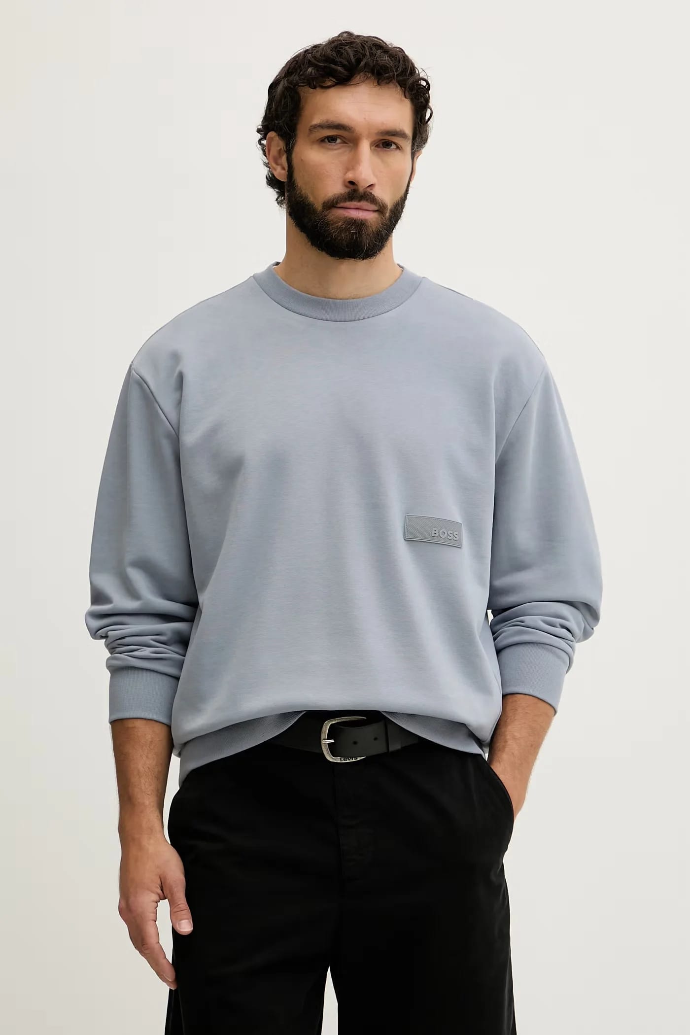 Мужская хлопковая толстовка SW_Crewneck