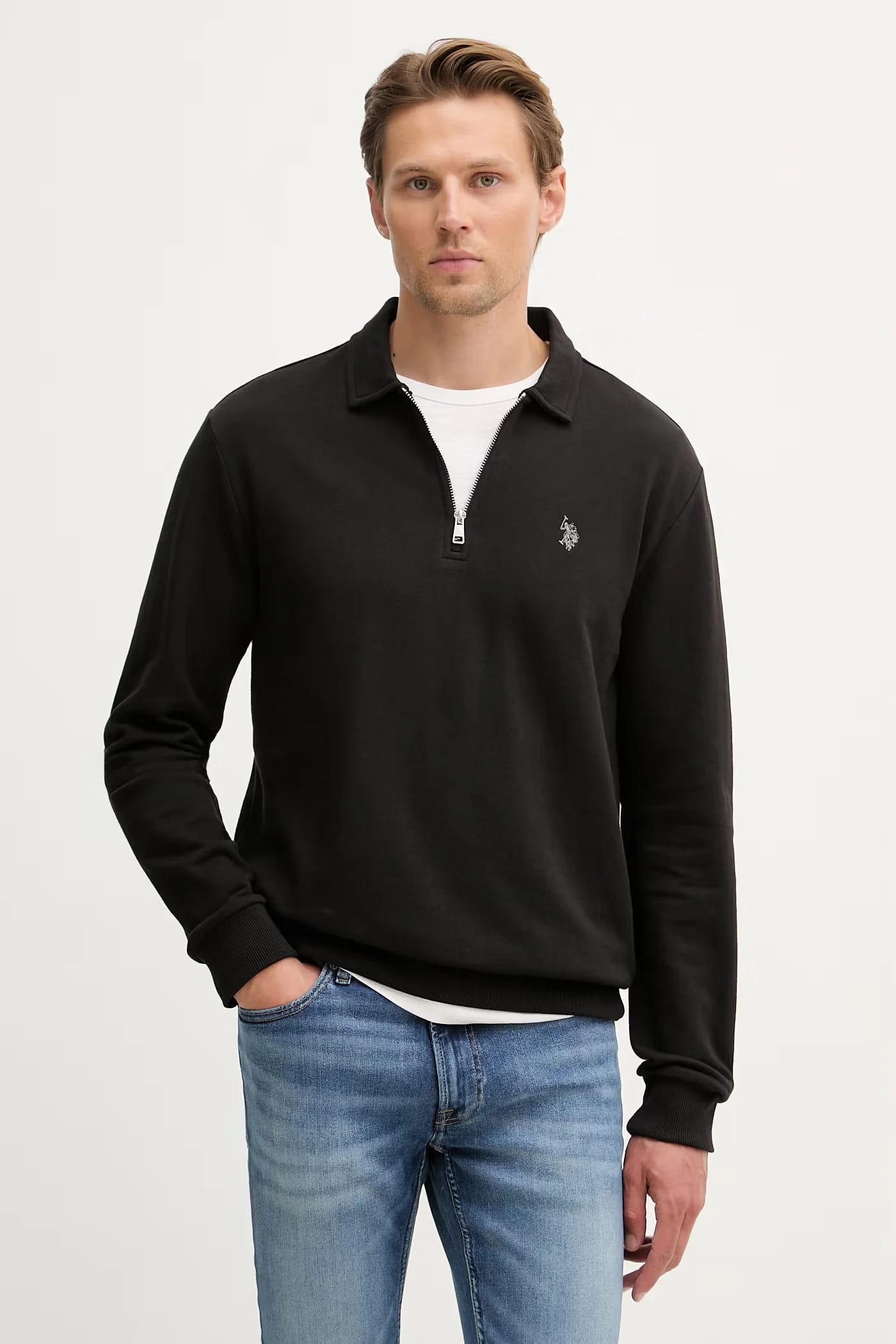 Мужская хлопковая толстовка с молнией LB Sweat Zip