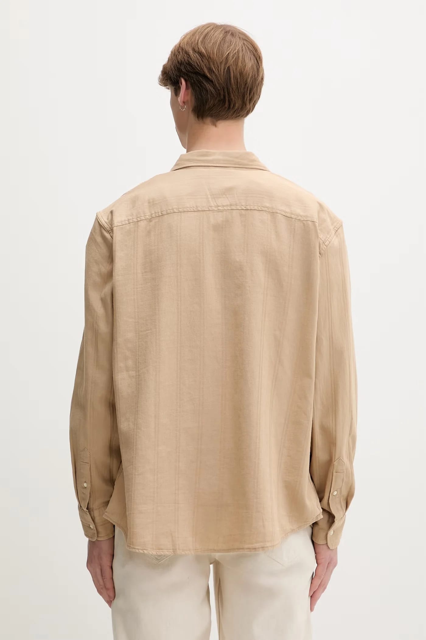 AUTHENTIC BUTTON DOWN мужская льняная рубашка - фото 3
