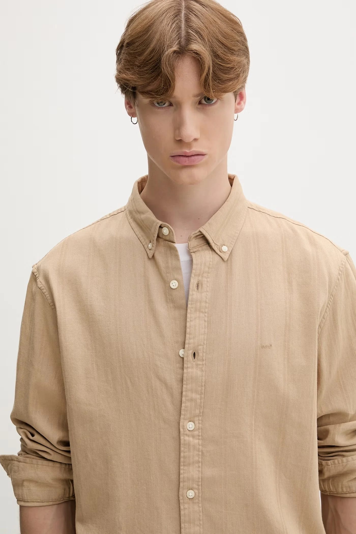 AUTHENTIC BUTTON DOWN мужская льняная рубашка - фото 4