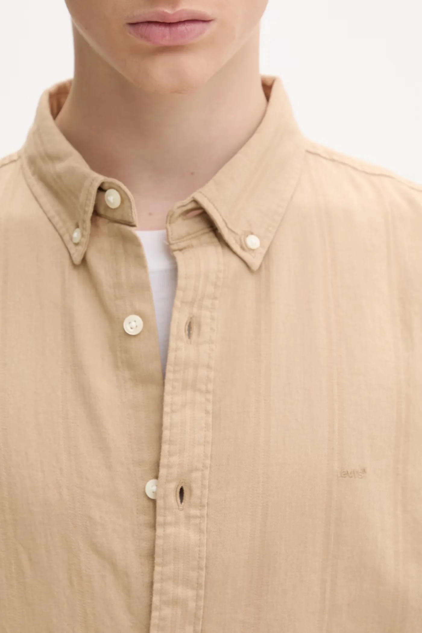AUTHENTIC BUTTON DOWN мужская льняная рубашка - фото 5