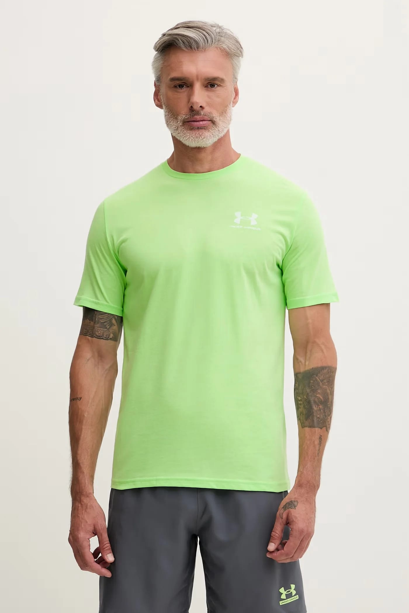 SPORTSTYLE LEFT CHEST мужская хлопковая тренировочная футболка