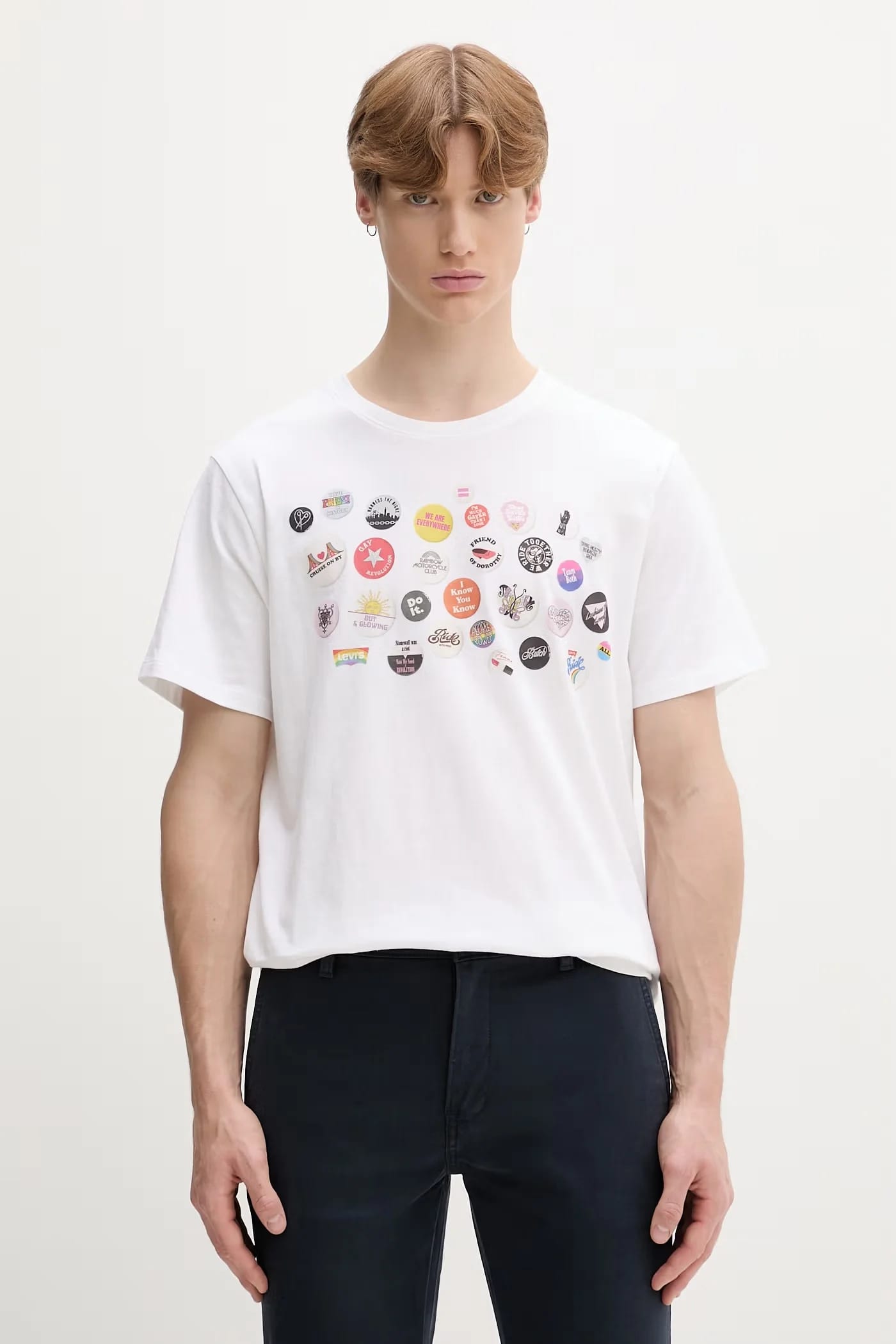 Мужская футболка оверсайз из хлопка COMMUNITY TEE x PRIDE