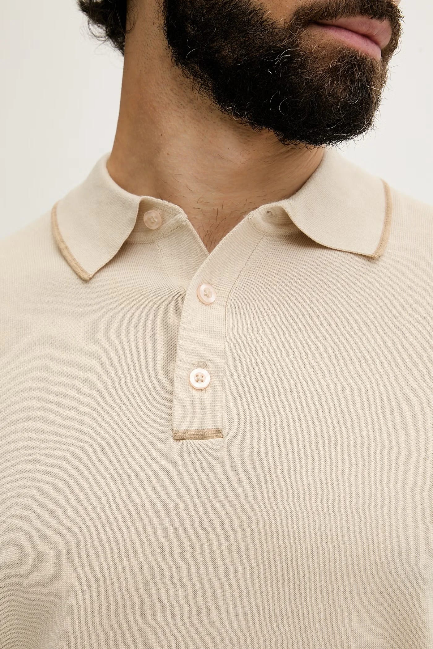 Мужской хлопковый свитер-поло - фото 5