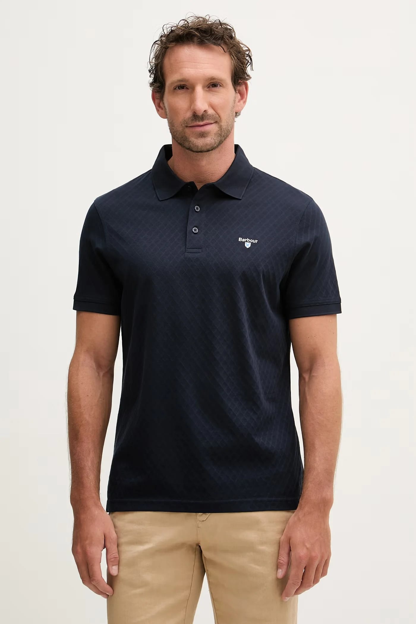 Мужская хлопковая рубашка-поло Sutton Tailored Fit Shirt Polo